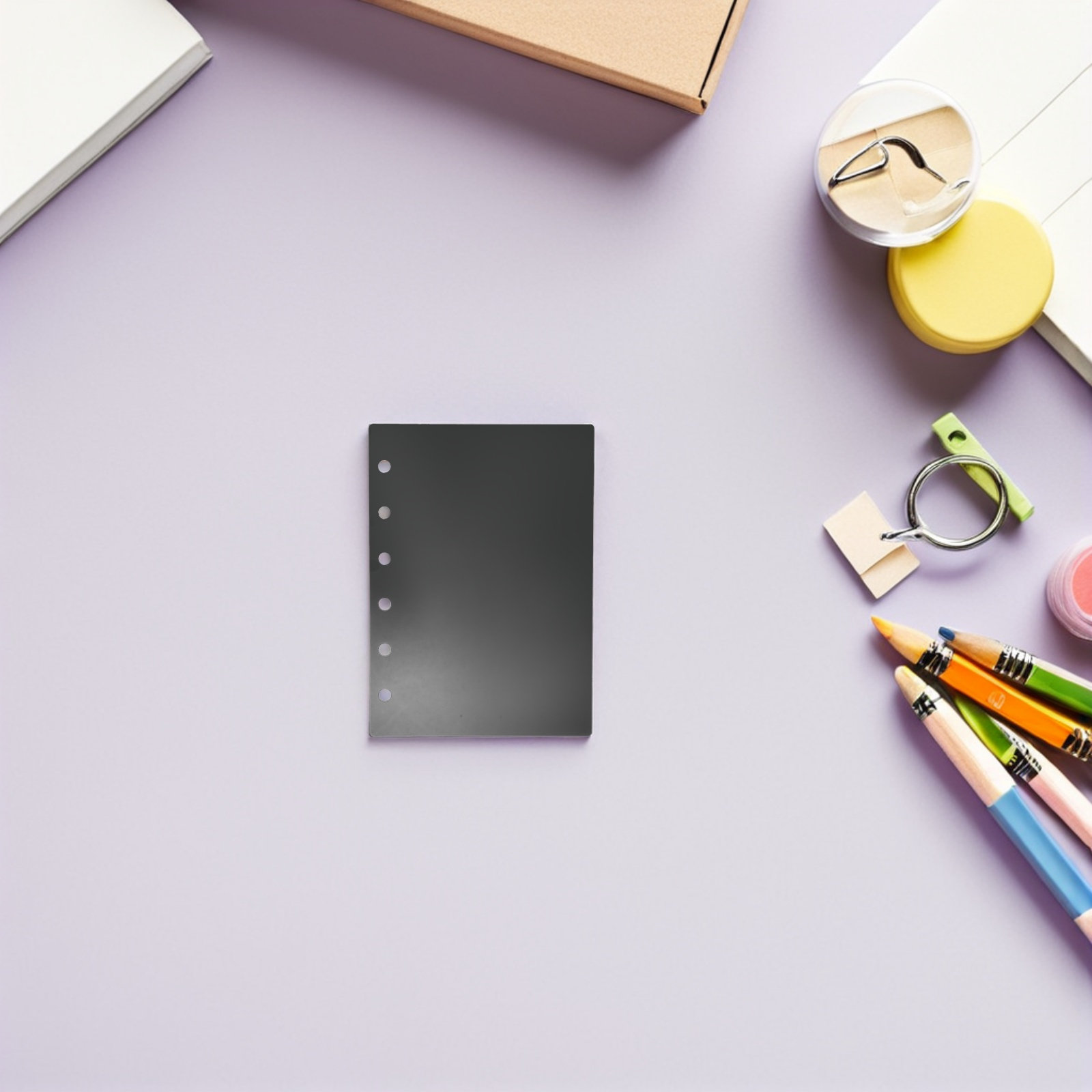 Home Office Budget - 2Pcs A7 Acrylic Binder Cover 5.1x3.6