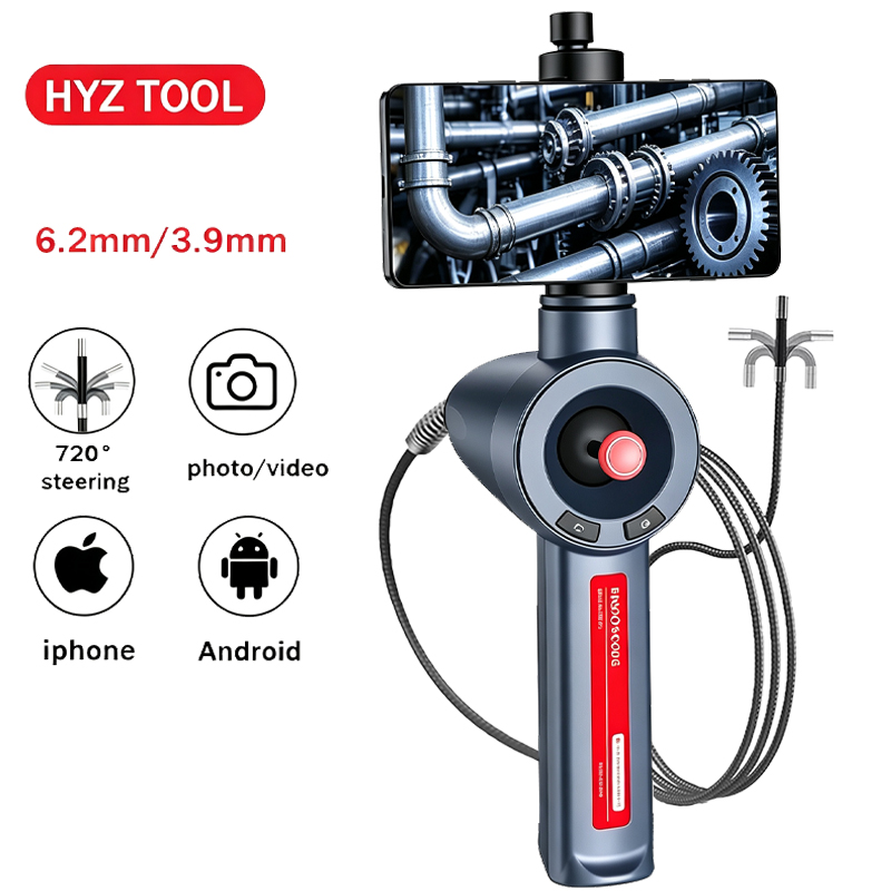 Webcam Hd 1080P - 4-Way 360° Rotating Borescope, 1080P Camera,