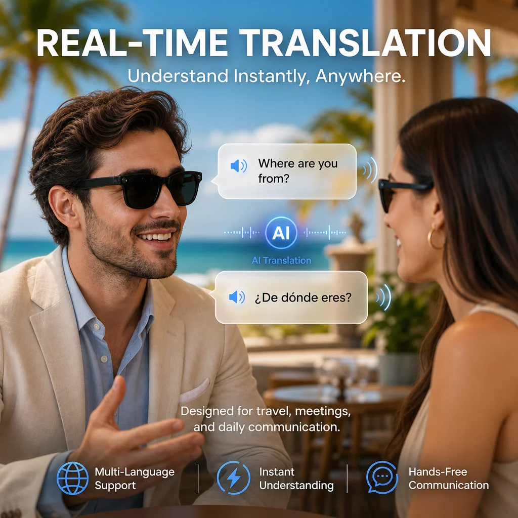 2026 New AI camera glasses 8MP - đánh giá và giá Webcam Hd 1080P