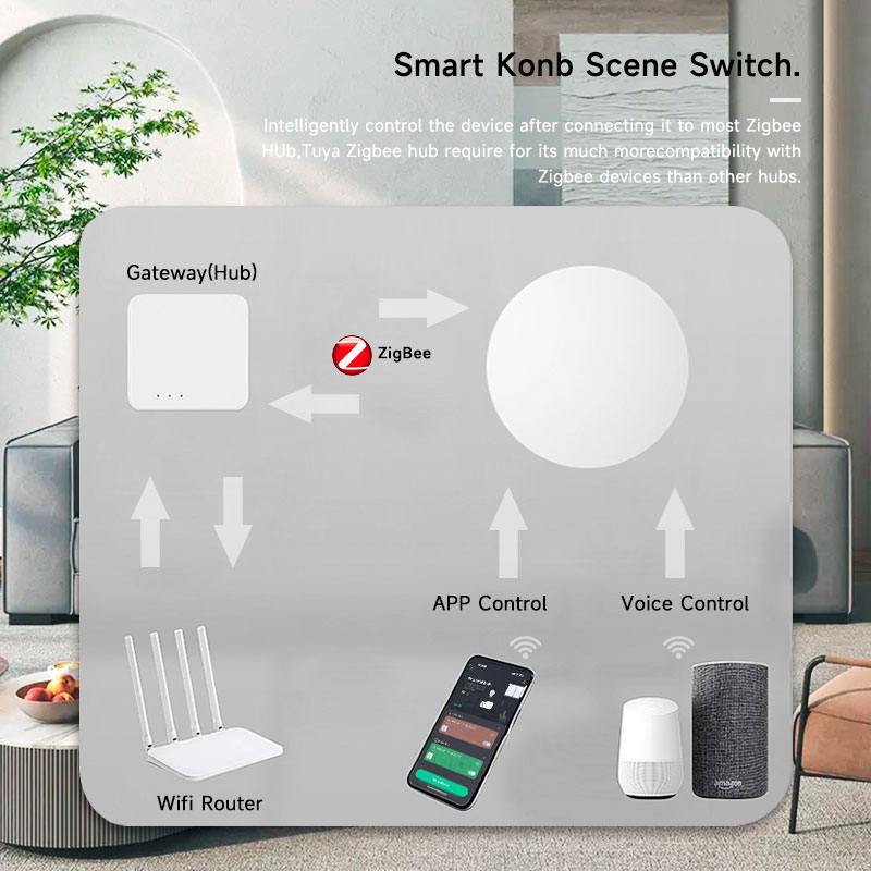 Tuya ZigBee Smart Wireless But - đánh giá và giá Home Office Google