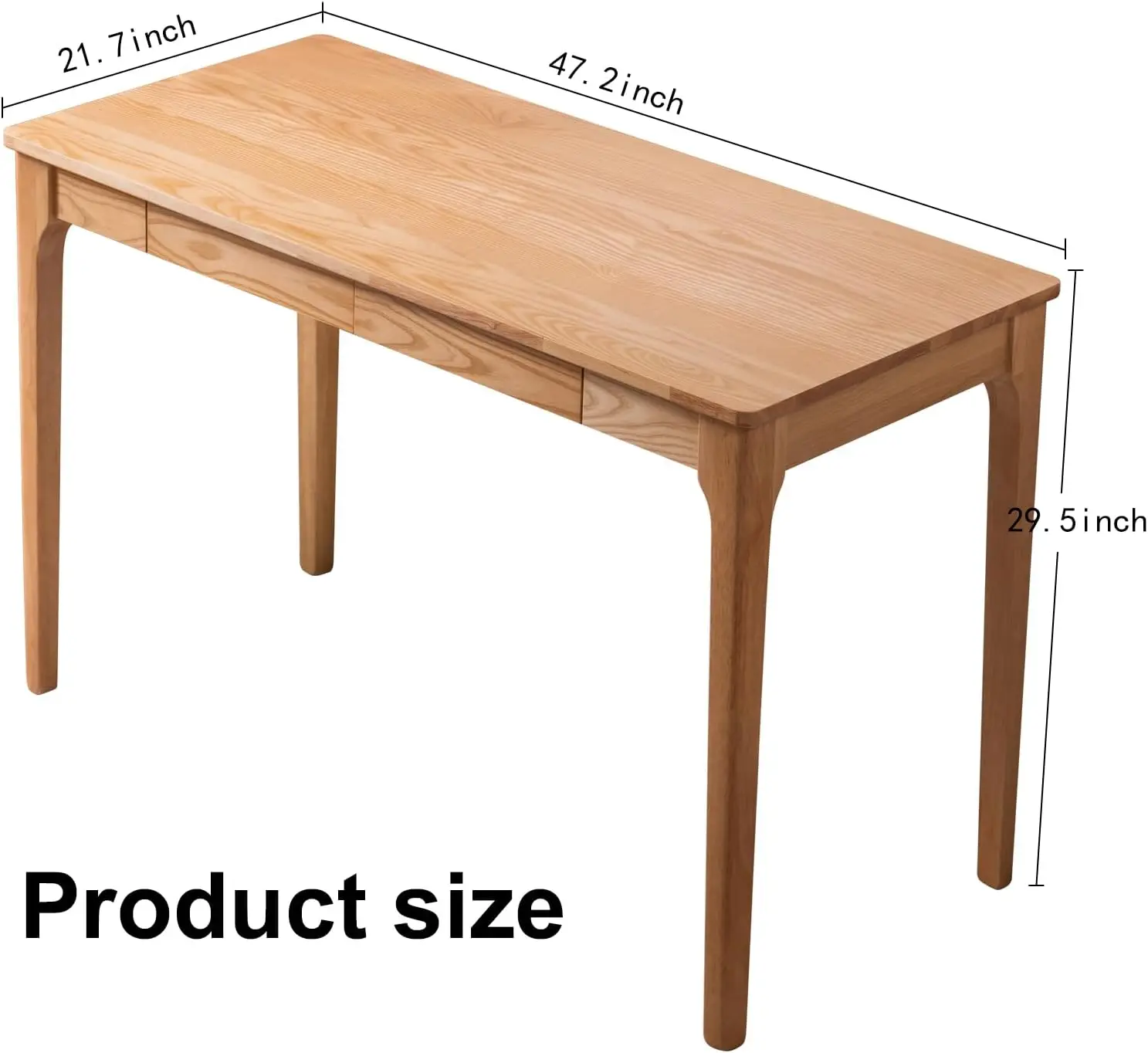 Solid Wood Desk with Drawers,  - đánh giá và giá Desk Drawer Small