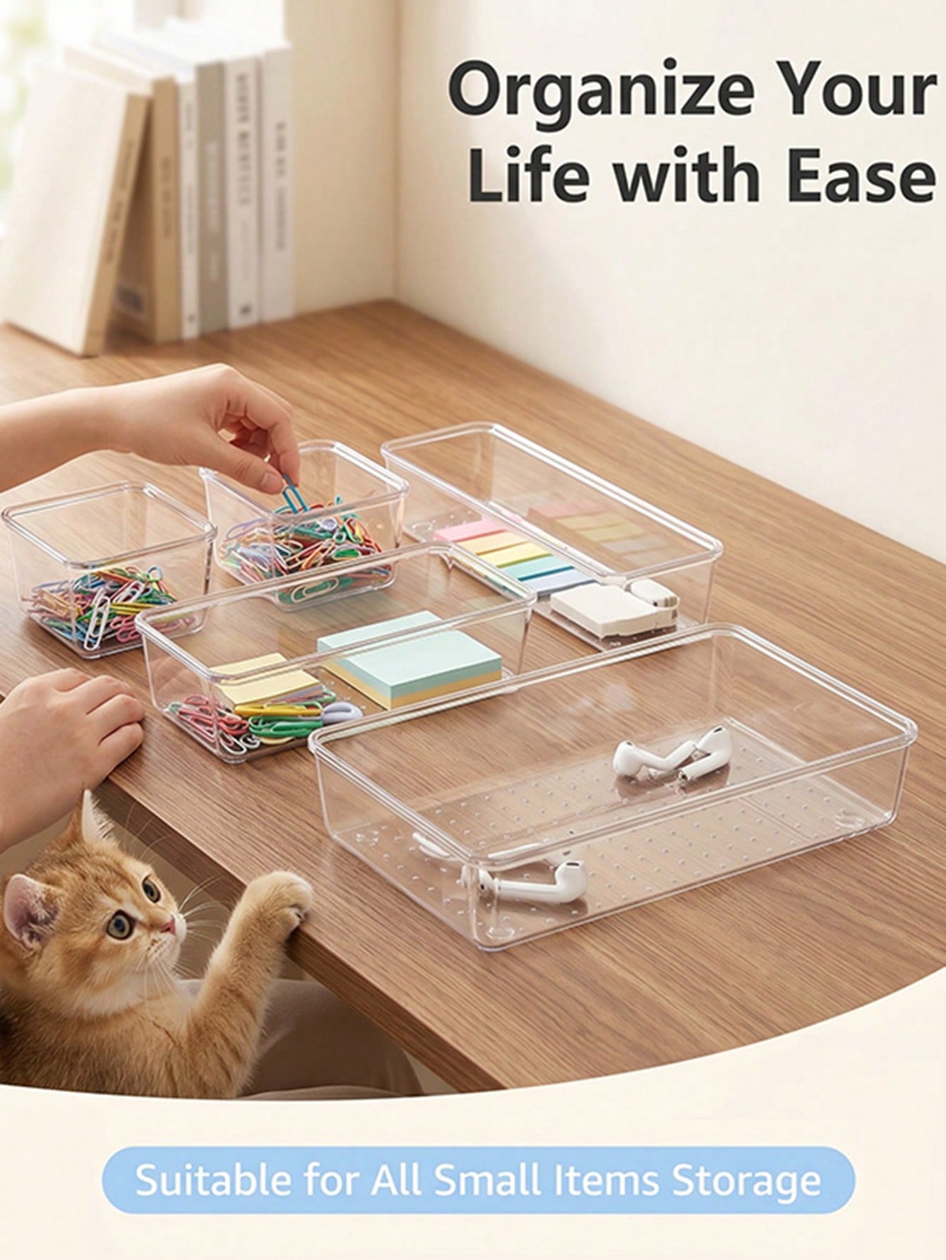13/25/44pcs Clear Plastic Draw - đánh giá và giá Office Drawer Organizer