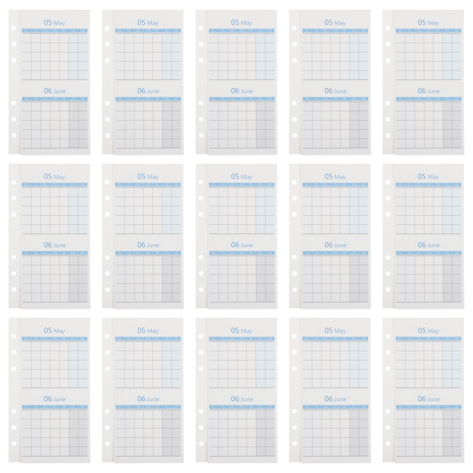20Sheets Monthly Planner Refil - đánh giá và giá Home Office Budget