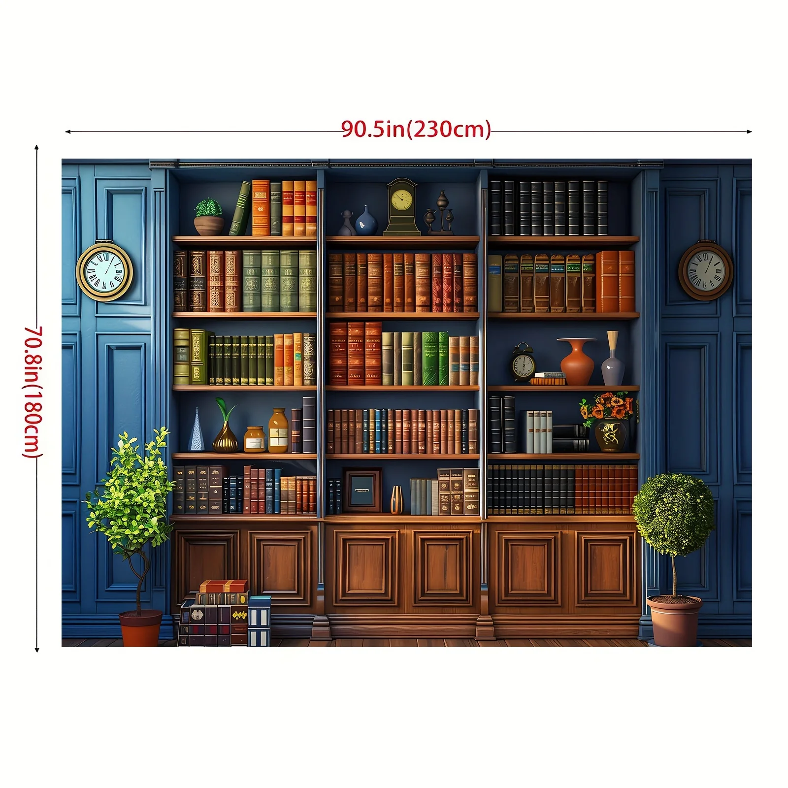 An antique bookshelf backgroun - đánh giá và giá Home Office Background