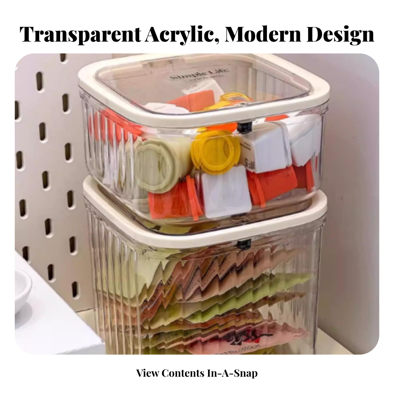 Plastic Tea Bag Storage Box La - đánh giá và giá Home Office Box