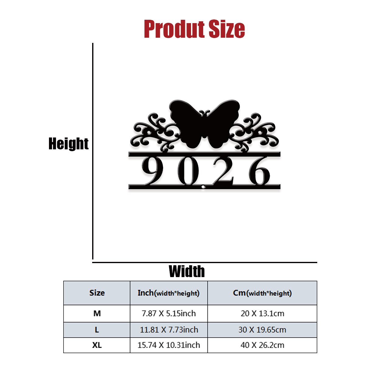 1Pc Custom butterfly Metal Str - đánh giá và giá Home Office Box