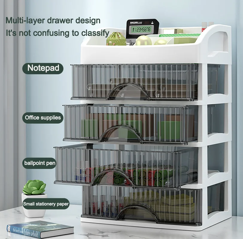 New 1Pc 5-layer Makeup Storage - đánh giá và giá Office Drawer Organizer