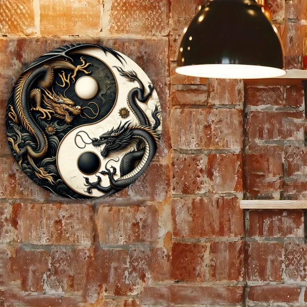 Yin-Yang Chinese Dragon Metal  - đánh giá và giá Home Office Ideas