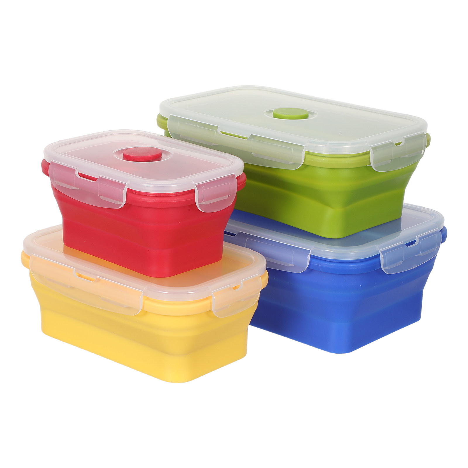 4Pcs Foldable Silicone Lunch B - đánh giá và giá Home Office Box