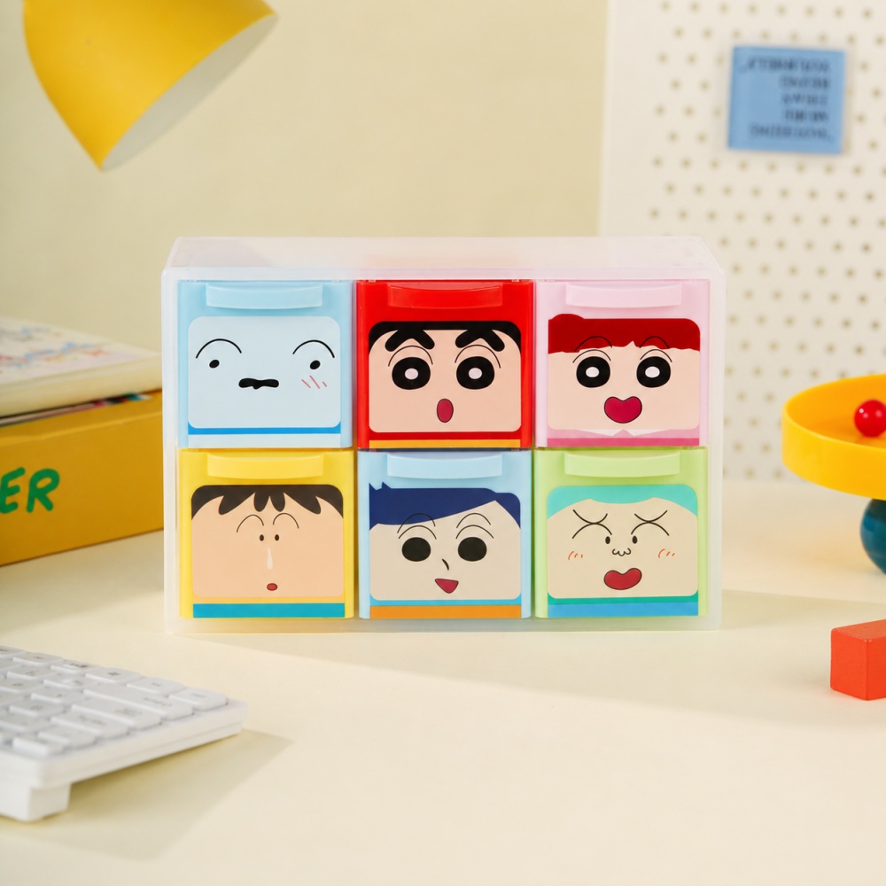 Genuine Crayon Shin-chan 6 Gri - đánh giá và giá Office Drawer Organizer