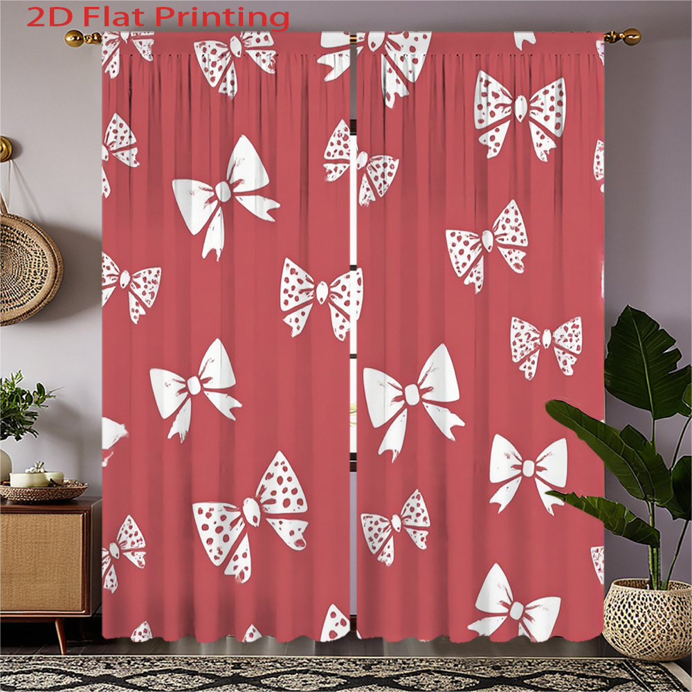 2pcs, 2D Flat Printing Curtain - đánh giá và giá Home Office Amazon