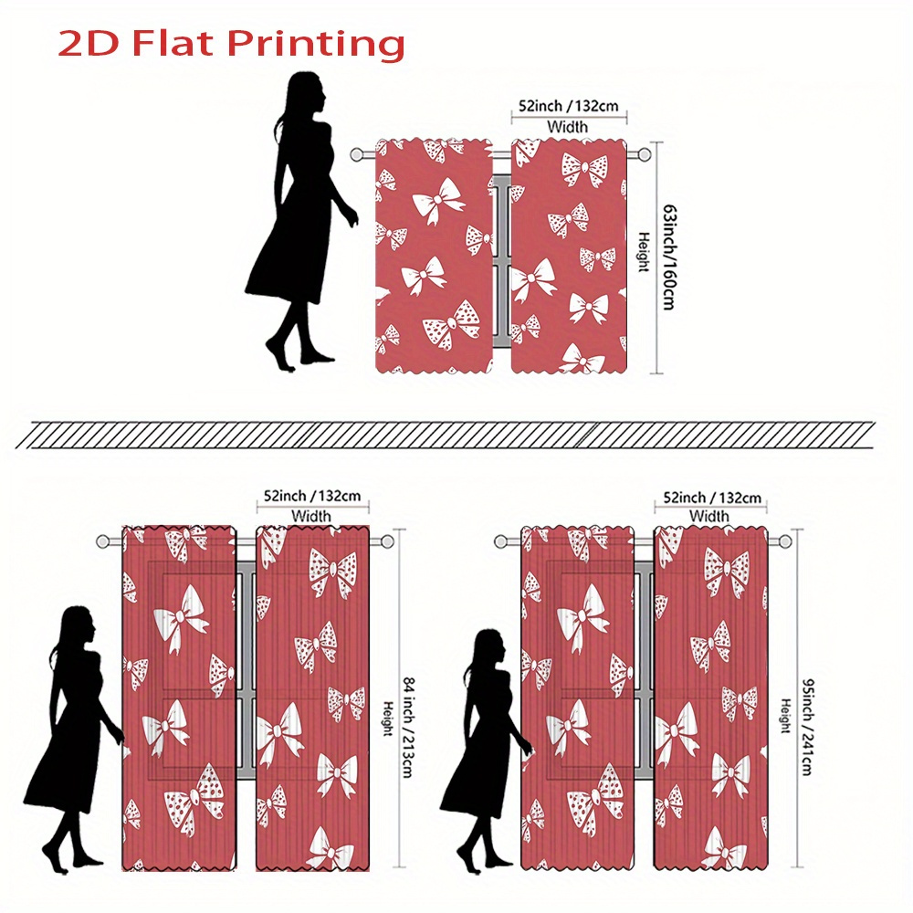 2pcs, 2D Flat Printing Curtain - đánh giá và giá Home Office Amazon