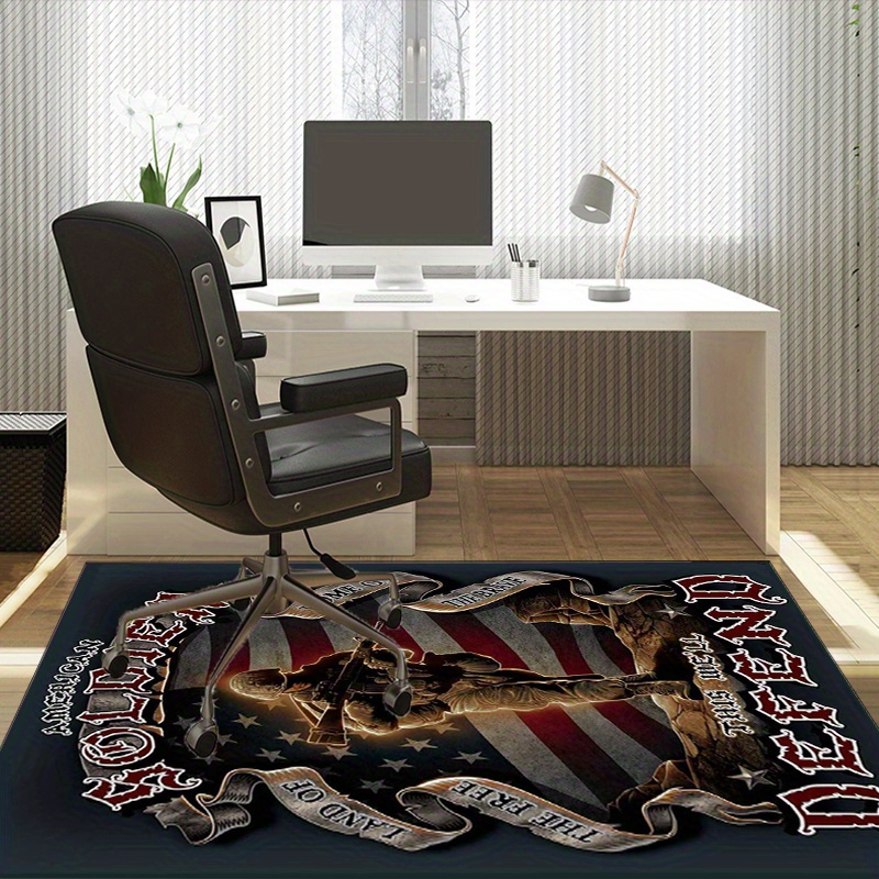 American Soldier Patriotic Rug - đánh giá và giá Home Office Design Ideas