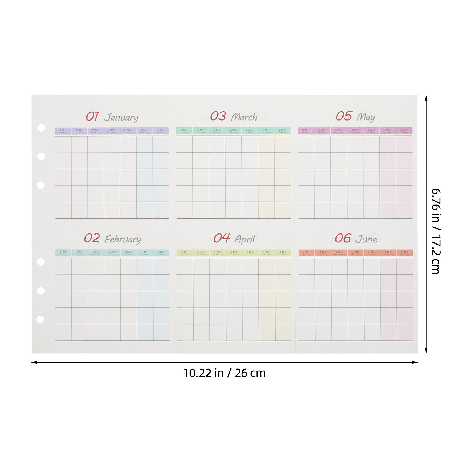 20Sheets A6 Planner Refills fo - đánh giá và giá Home Office Budget