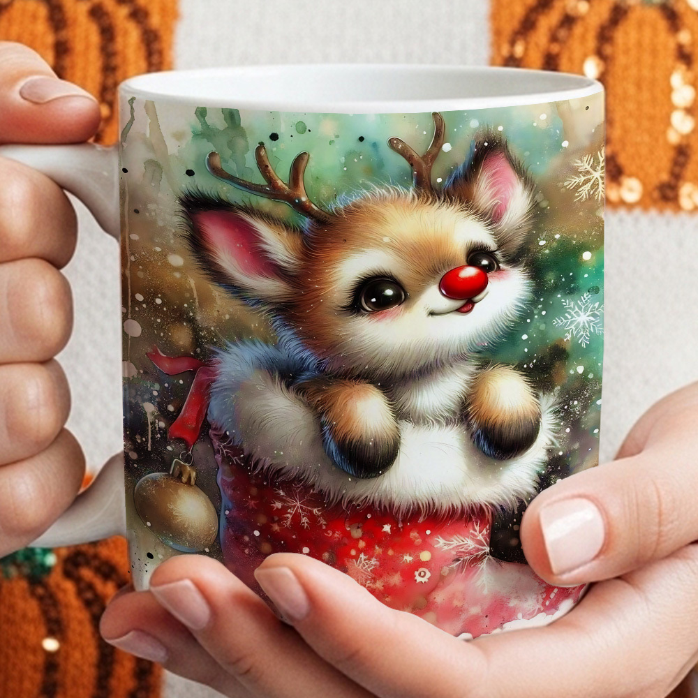 1pc Christmas Themed Ceramic C - đánh giá và giá Home Office Design Ideas