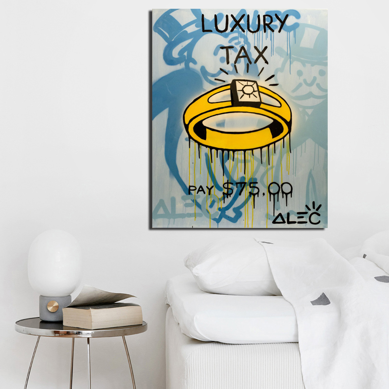 Alec Monopoly Luxury Tax Wall  - đánh giá và giá Home Office Tax